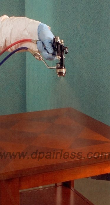 airmix airless spraying for furniture